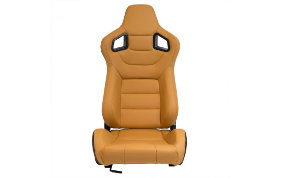 Sports seat 'RK' - Beige Artificial leather - Double-sided adjustable backrest, Image 3