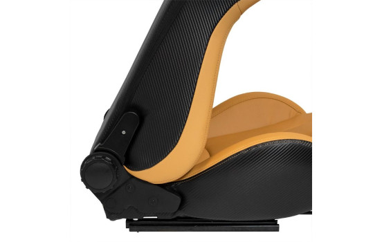 Sports seat 'RK' - Beige Artificial leather - Double-sided adjustable backrest, Image 6