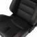 Sports seat 'RK' - Black Artificial leather + Red stitching - Double-sided adjustable backrest, Thumbnail 7