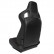 Sports seat 'RK' - Black Artificial leather + Red stitching - Double-sided adjustable backrest, Thumbnail 2