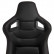 Sports seat 'RK' - Black Artificial leather + Red stitching - Double-sided adjustable backrest, Thumbnail 6