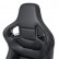 Sports seat 'RK' - Black Artificial leather + Silver stitching - Double-sided adjustable backrest, Thumbnail 8