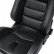 Sports seat 'RK' - Black Artificial leather + Silver stitching - Double-sided adjustable backrest, Thumbnail 7
