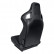 Sports seat 'RK' - Black Artificial leather + Silver stitching - Double-sided adjustable backrest, Thumbnail 2