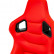 Sports seat 'RK' - Red Artificial leather - Double-sided adjustable backrest, Thumbnail 8