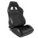 Sports seat 'T Eco' - Black - Double-sided adjustable backrest - incl