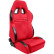 Sports seat 'T Eco' - Red - Double-sided adjustable backrest - incl