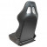 Sports seat 'TN' - Black artificial leather + silver stitching - Double-sided adjustable, Thumbnail 2