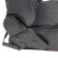 Sports seat 'TN' - Black artificial leather + silver stitching - Double-sided adjustable, Thumbnail 5