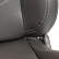 Sports seat 'TN' - Black artificial leather + silver stitching - Double-sided adjustable, Thumbnail 6