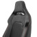 Sports seat 'VGR' - Black leatherette + dark gray fabric/suede + red stitching, Thumbnail 8