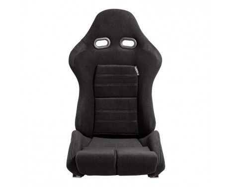 Sports seat BS5 - Black/Grey - Double-sided adjustable polyester backrest, Image 2