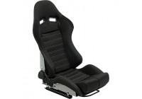 Sports seat BS5 - Black/Grey - Double-sided adjustable polyester backrest