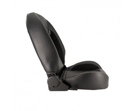 Sports seat Classic II - Black, with Gray stitching - Right side, adjustable backrest, Image 3