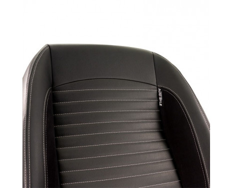 Sports seat Classic II - Black, with Gray stitching - Right side, adjustable backrest, Image 8