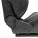 Sports seat NK - Black artificial leather + Gray textile - Double-sided adjustable backrest incl. sleds, Thumbnail 5