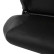 Sports seat VGR Premium - Black Leather & Alcantara + Silver stitching - Double-sided adjustable, Thumbnail 5