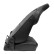 VGR sports seat - Black faux leather + silver stitching - Double-sided adjustable backrest, Thumbnail 4