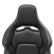 VGR sports seat - Black faux leather + silver stitching - Double-sided adjustable backrest, Thumbnail 8
