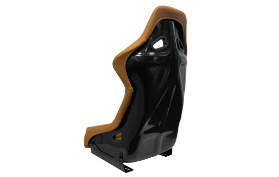 Sports chair 'BS1' - Beige Artificial Leather - Fixed polyester backrest - incl. runners, Image 2