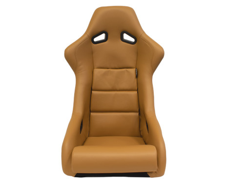 Sports chair 'BS1' - Beige Artificial Leather - Fixed polyester backrest - incl. runners, Image 3