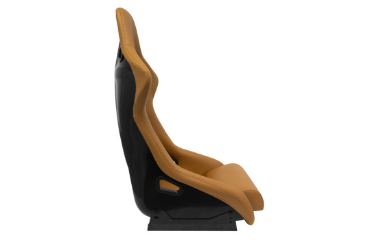 Sports chair 'BS1' - Beige Artificial Leather - Fixed polyester backrest - incl. runners, Image 4