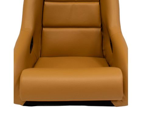 Sports chair 'BS1' - Beige Artificial Leather - Fixed polyester backrest - incl. runners, Image 5