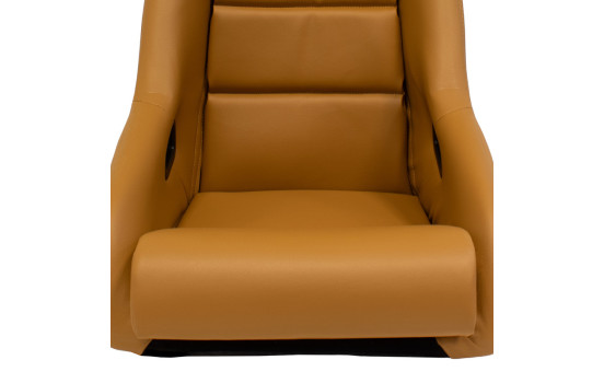 Sports chair 'BS1' - Beige Artificial Leather - Fixed polyester backrest - incl. runners, Image 5