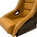 Sports chair 'BS1' - Beige Artificial Leather - Fixed polyester backrest - incl. runners, Thumbnail 6