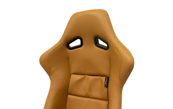 Sports chair 'BS1' - Beige Artificial Leather - Fixed polyester backrest - incl. runners, Image 7