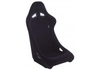 Sports chair 'Zandvoort' - Black - Fixed back - Incl. Slides