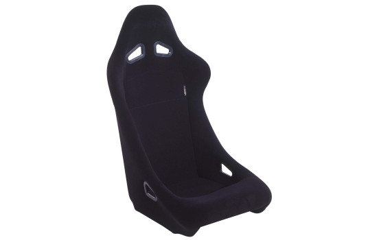 Sports chair 'Zandvoort' - Black - Fixed back - Incl. Slides