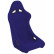 Sports chair 'Zandvoort' - Blue - Fixed back - Incl. Slides