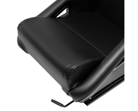 Sports seat 'BH' - Black Artificial leather - Fixed backrest - incl. slides, Image 5