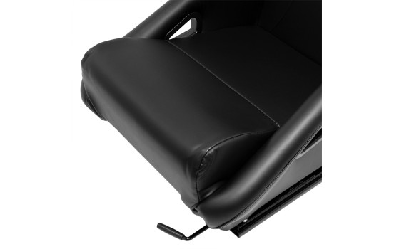 Sports seat 'BH' - Black Artificial leather - Fixed backrest - incl. slides, Image 5
