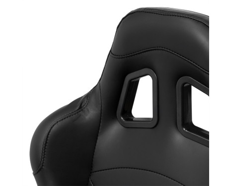 Sports seat 'BH' - Black Artificial leather - Fixed backrest - incl. slides, Image 6