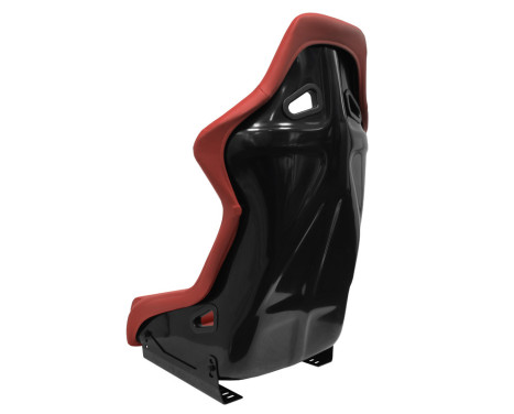 Sports seat 'BS1' - Red Artificial Leather - Fixed polyester backrest - incl. slides, Image 2