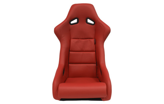 Sports seat 'BS1' - Red Artificial Leather - Fixed polyester backrest - incl. slides, Image 3