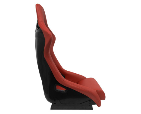 Sports seat 'BS1' - Red Artificial Leather - Fixed polyester backrest - incl. slides, Image 4