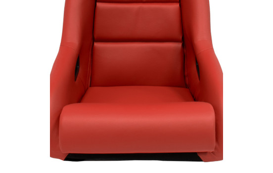 Sports seat 'BS1' - Red Artificial Leather - Fixed polyester backrest - incl. slides, Image 5