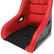 Sports seat 'BS1' - Red Artificial Leather - Fixed polyester backrest - incl. slides, Thumbnail 8