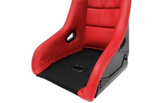 Sports seat 'BS1' - Red Artificial Leather - Fixed polyester backrest - incl. slides, Image 8