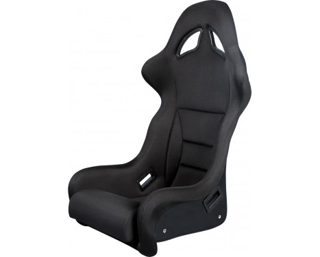 Sports seat 'BS7' - Black - Fixed polyester backrest