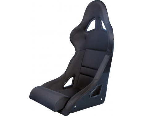 Sports seat 'BS8' - Black - Fixed polyester backrest