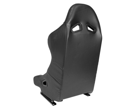 Sports seat 'BW' - Black Artificial leather - Fixed backrest - incl. slides, Image 2