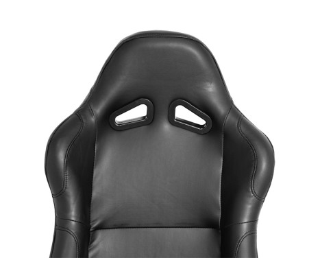 Sports seat 'BW' - Black Artificial leather - Fixed backrest - incl. slides, Image 6