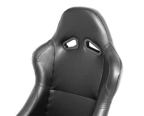 Sports seat 'BW' - Black Artificial leather - Fixed backrest - incl. slides, Image 7