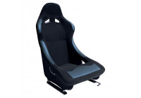 Sports seat 'BW' - Black - Fixed backrest - incl. slides