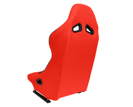 Sports seat 'BW' - Red - Fixed backrest - incl. slides, Image 2