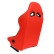 Sports seat 'BW' - Red - Fixed backrest - incl. slides, Thumbnail 2